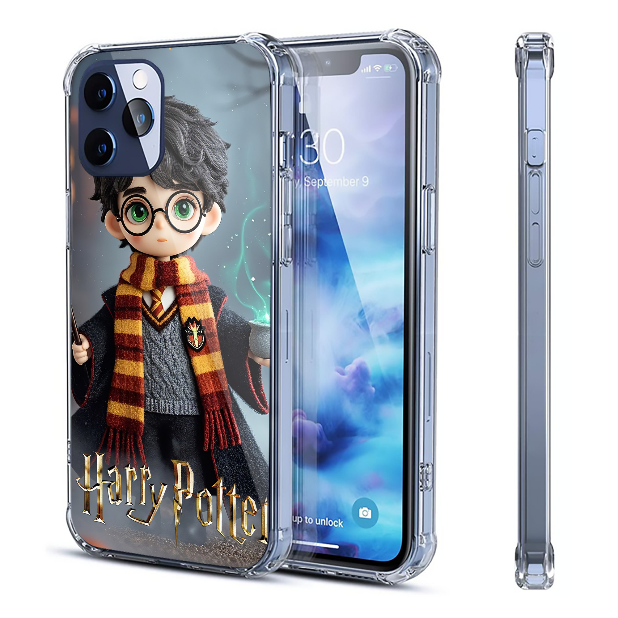 （画像用） Harry Potter ハリー・ポッターシリーズ 【iPhone 12シリーズ対応】透明スマホケース（クリアソフトケース）